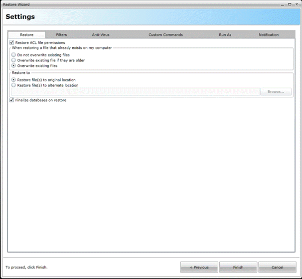 restore 2