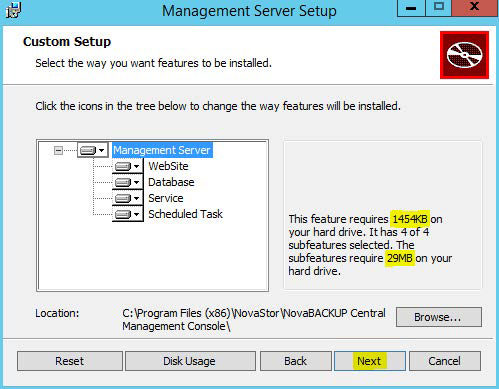 Custom Setup Dialog